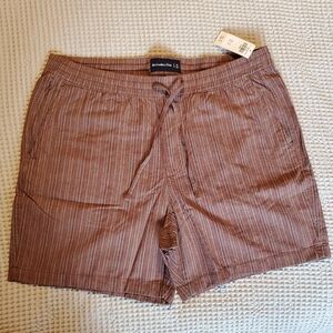 NWT Men's Abercrombie & Fitch Multicolor Striped Shorts XL